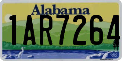 AL license plate 1AR7264