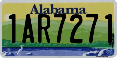 AL license plate 1AR7271