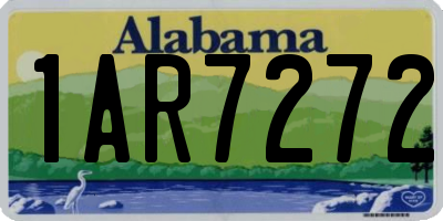 AL license plate 1AR7272