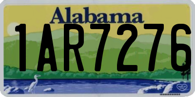 AL license plate 1AR7276