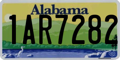 AL license plate 1AR7282