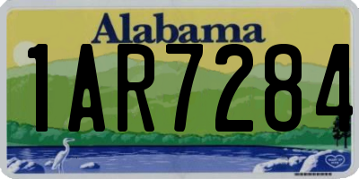 AL license plate 1AR7284