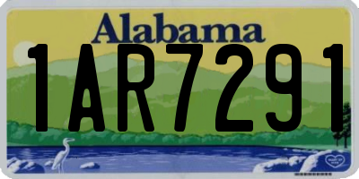 AL license plate 1AR7291
