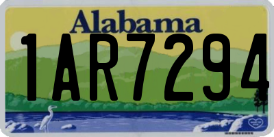 AL license plate 1AR7294