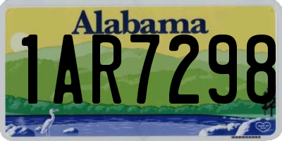 AL license plate 1AR7298