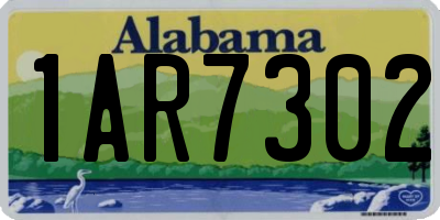 AL license plate 1AR7302