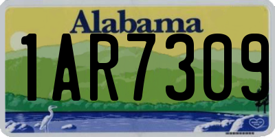 AL license plate 1AR7309