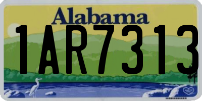 AL license plate 1AR7313