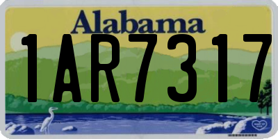 AL license plate 1AR7317