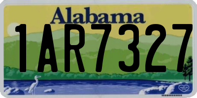 AL license plate 1AR7327