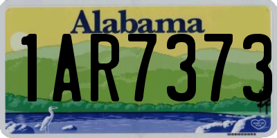 AL license plate 1AR7373