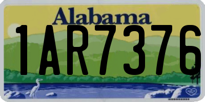 AL license plate 1AR7376