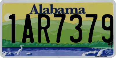 AL license plate 1AR7379