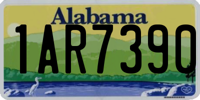 AL license plate 1AR7390