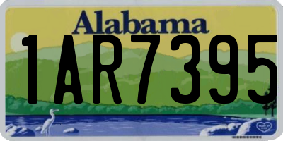 AL license plate 1AR7395