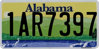 AL license plate 1AR7397