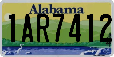 AL license plate 1AR7412