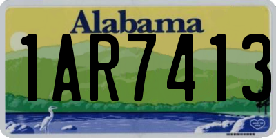 AL license plate 1AR7413