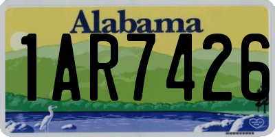 AL license plate 1AR7426