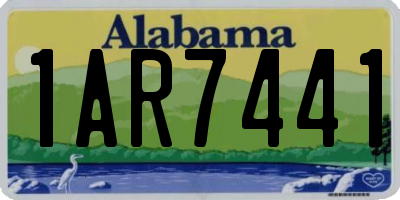 AL license plate 1AR7441