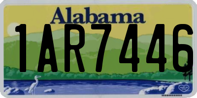 AL license plate 1AR7446