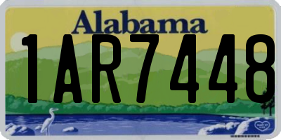 AL license plate 1AR7448
