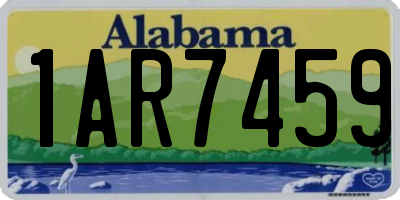 AL license plate 1AR7459