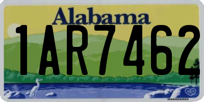 AL license plate 1AR7462