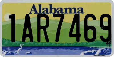 AL license plate 1AR7469