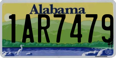 AL license plate 1AR7479
