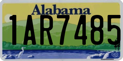 AL license plate 1AR7485