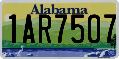 AL license plate 1AR7507