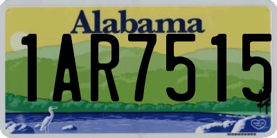 AL license plate 1AR7515