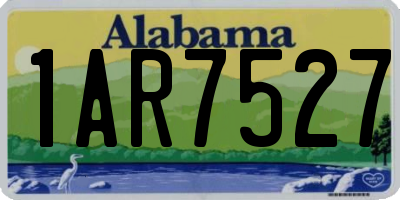 AL license plate 1AR7527