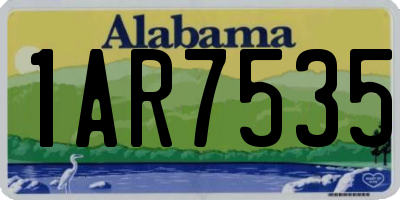 AL license plate 1AR7535