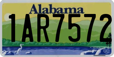AL license plate 1AR7572
