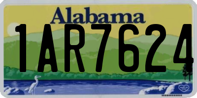 AL license plate 1AR7624