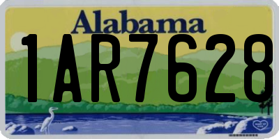AL license plate 1AR7628