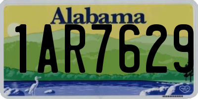 AL license plate 1AR7629