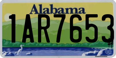 AL license plate 1AR7653