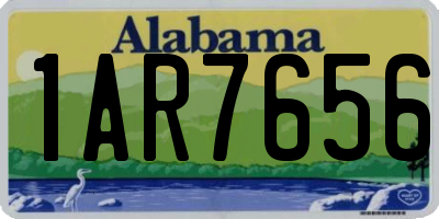 AL license plate 1AR7656