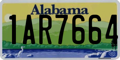 AL license plate 1AR7664