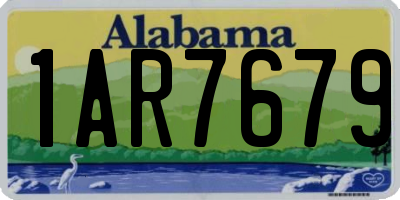 AL license plate 1AR7679