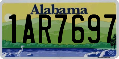 AL license plate 1AR7697