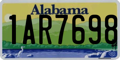 AL license plate 1AR7698