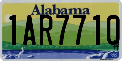 AL license plate 1AR7710