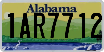 AL license plate 1AR7712