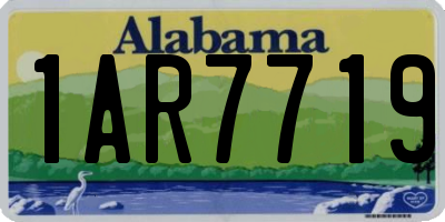 AL license plate 1AR7719