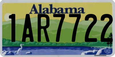 AL license plate 1AR7722