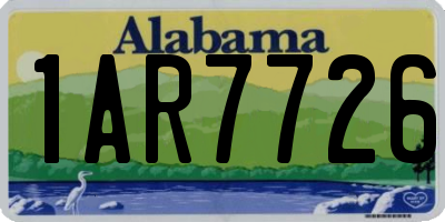 AL license plate 1AR7726